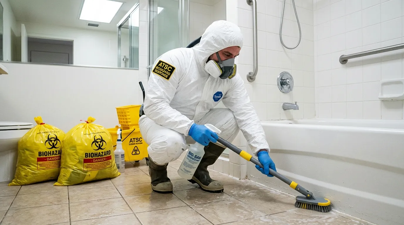 Decontamination equipment deployed for Blood Cleanup in Elmwood Park